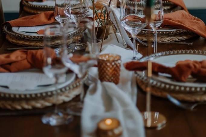 Autumn tablescape