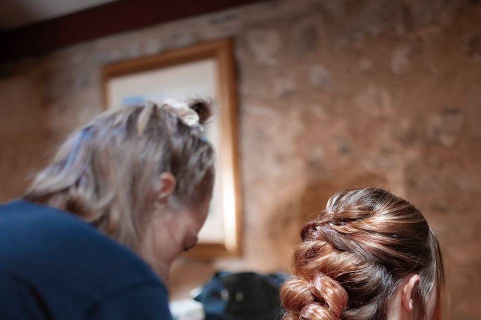 Hair for the bride