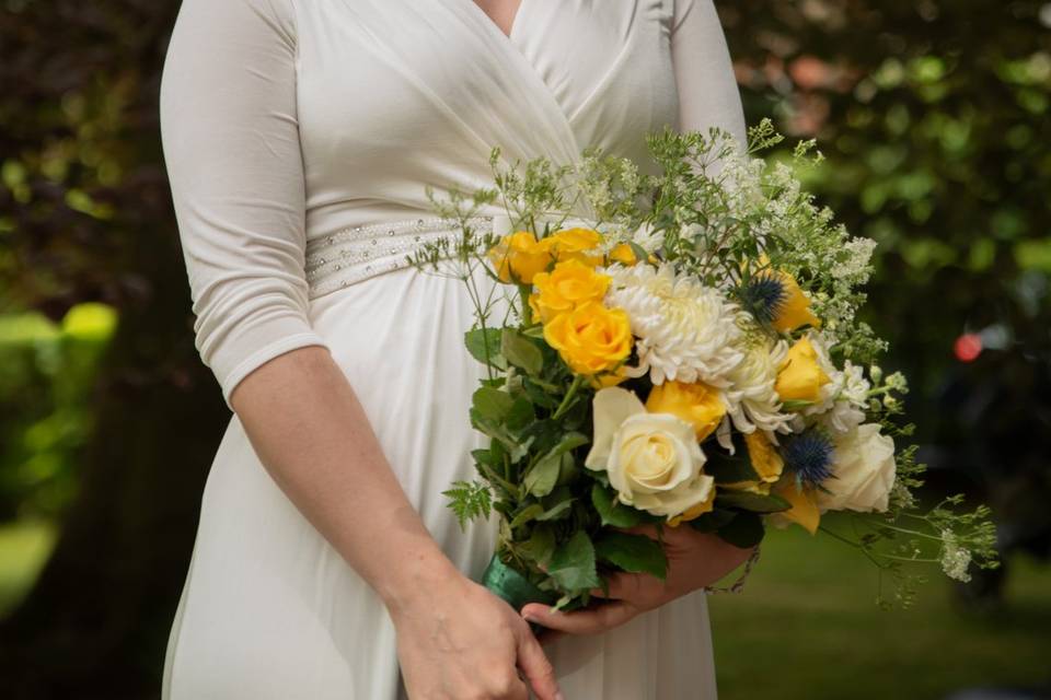 A nervous bride