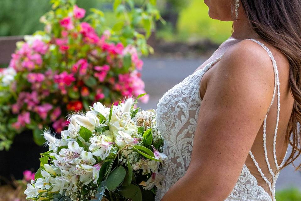 Bridal flowers, Wroxeter