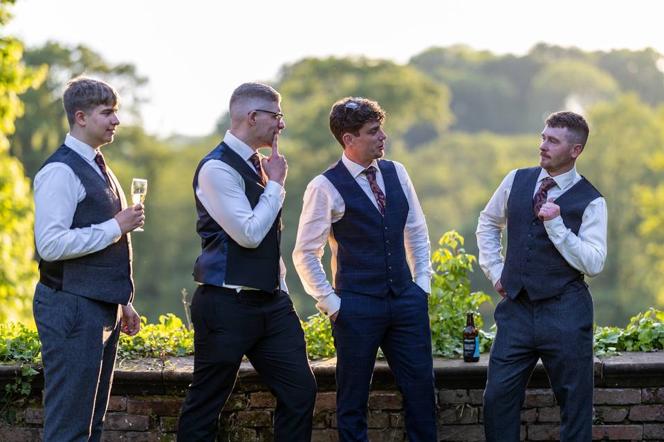 Groom & groomsmen