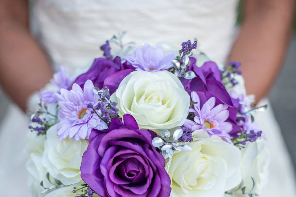 Bride Bouquet Purple