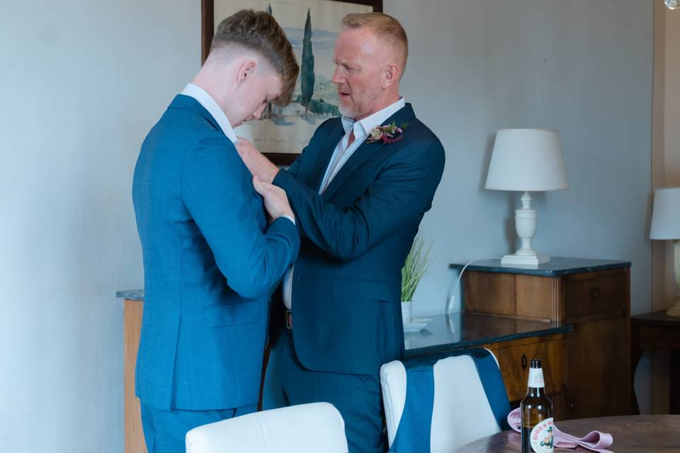 Groom prep