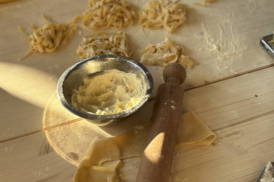 Pasta cooking class