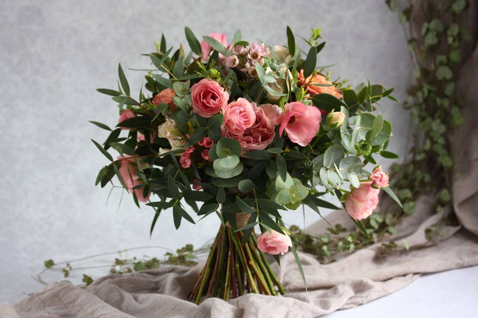 Dusky Pink Wedding Bouquet