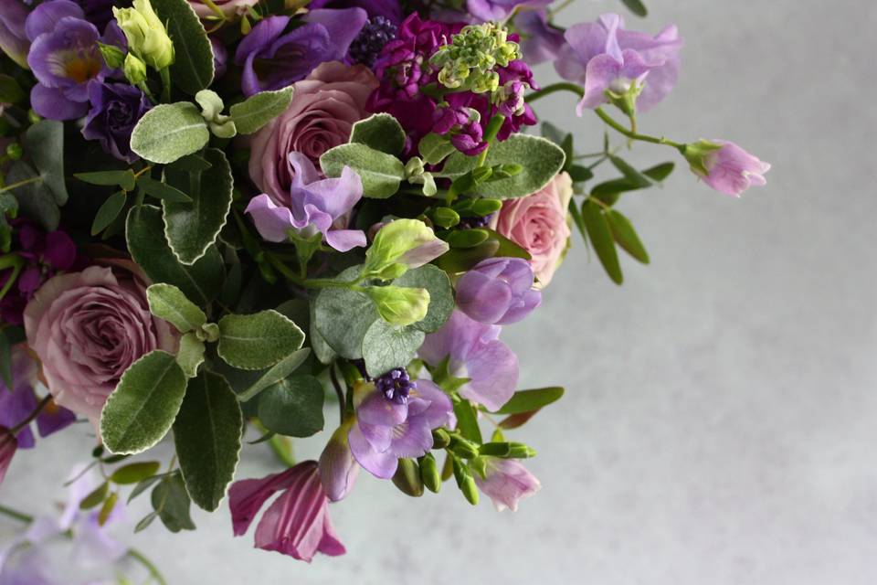 Lilac Bridal Bouquet