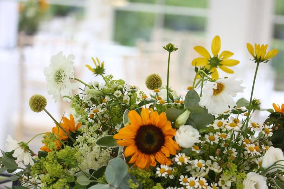 Sunflower Table Centre