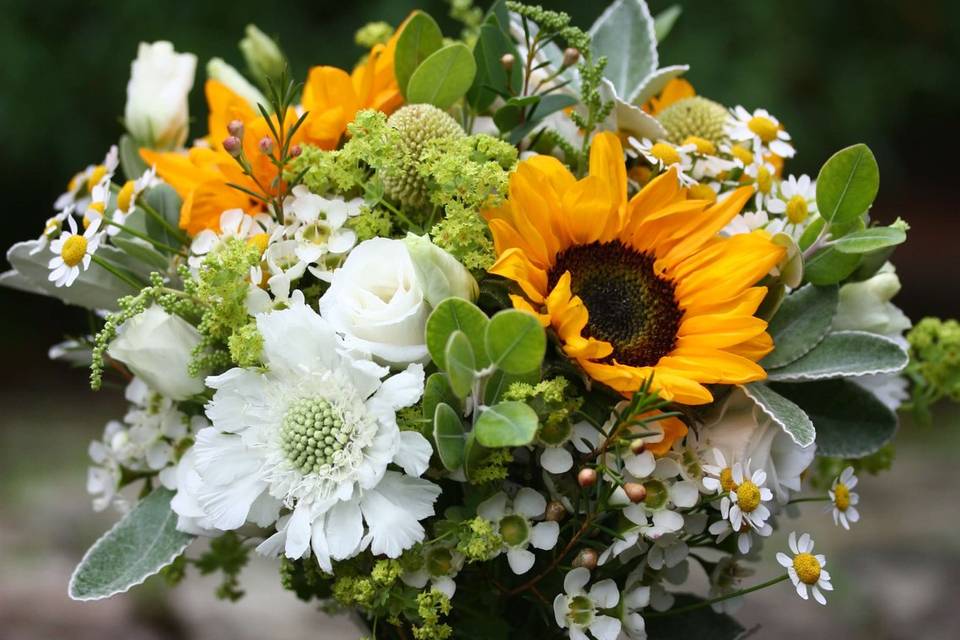 Sunflower Wedding Bouquet