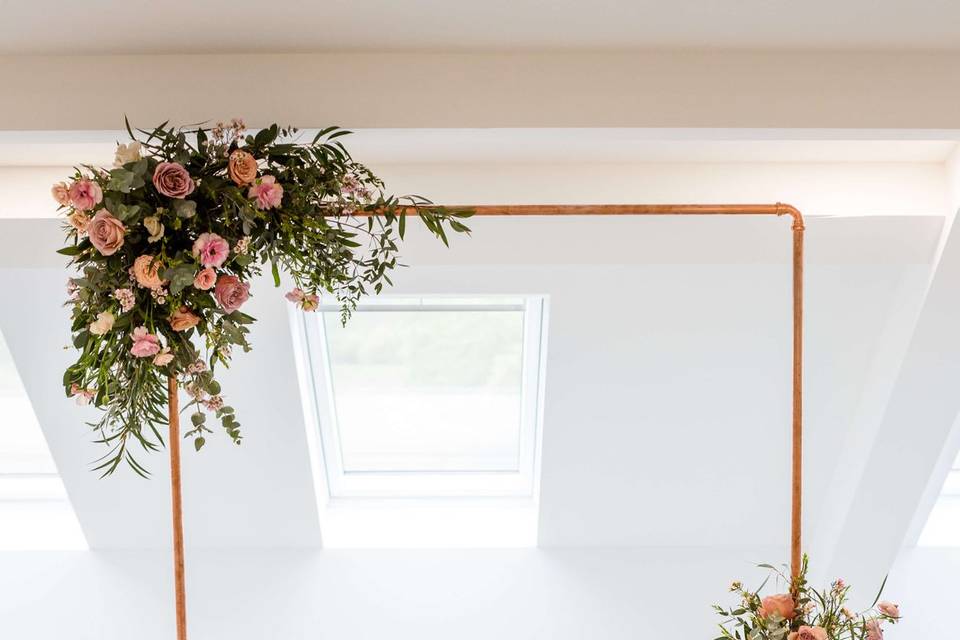 Asymmetric Wedding Arch