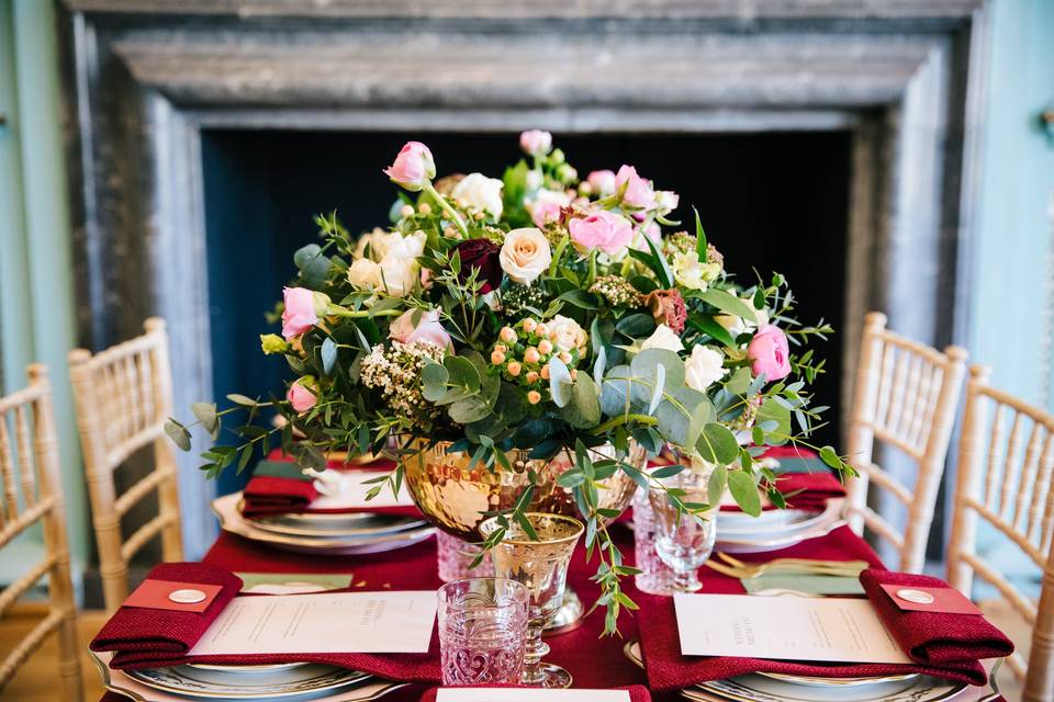 Spring Pale Pink Table