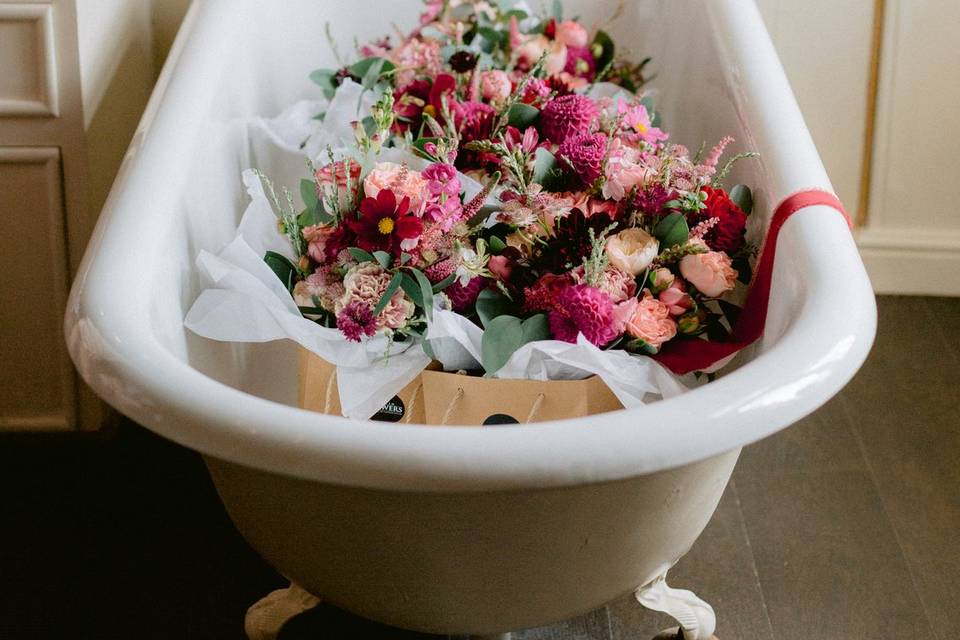 Pink Bridal Bouquets