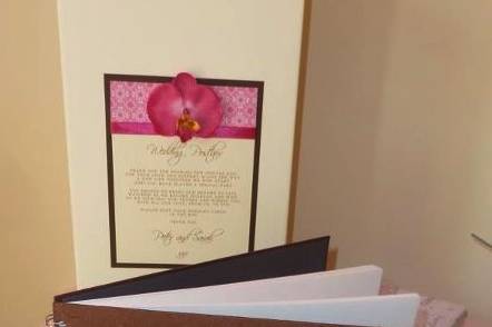 Orchid stationery