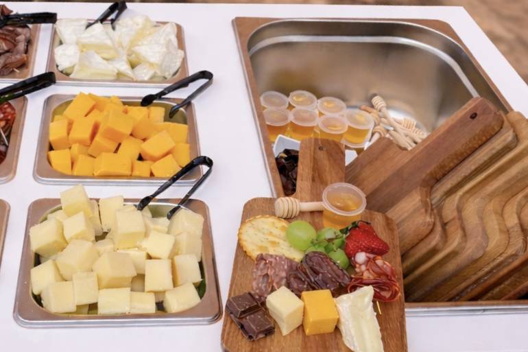 Charcuterie Cart Close