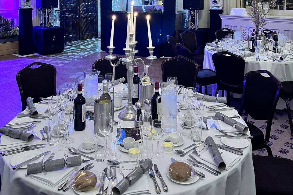 If the stage has a band.