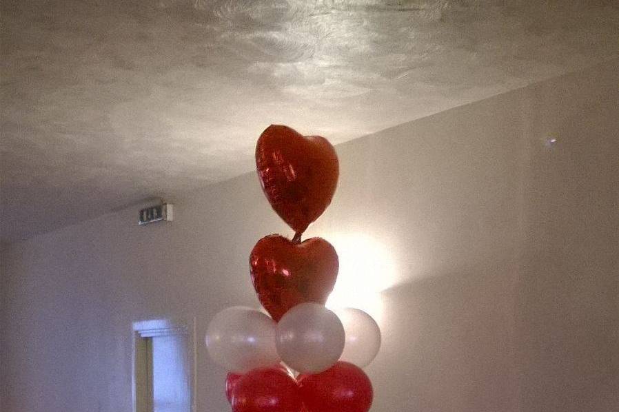 6 cluster balloon