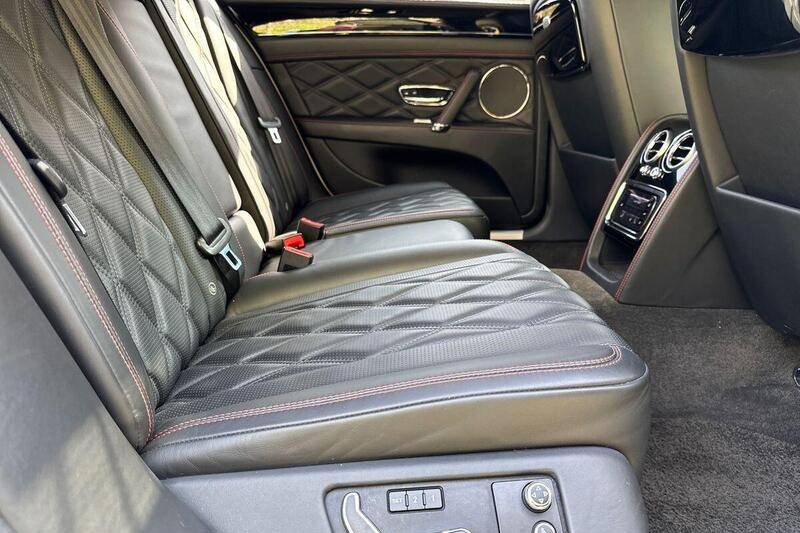 Rear seats in Bentley