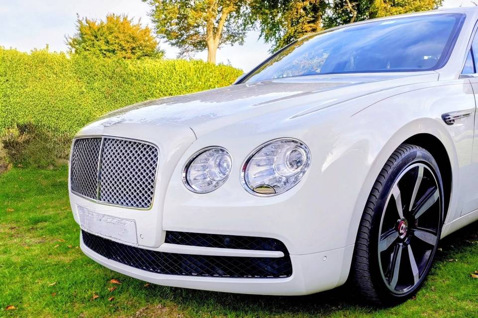 White Bentley front end
