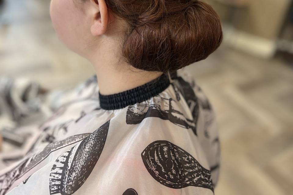 Vintage style Updo