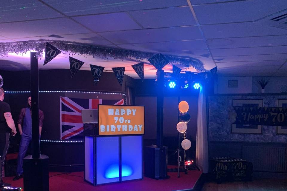 70th birthday party