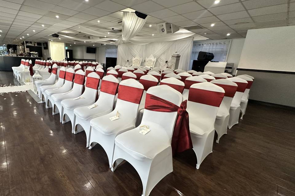 Civil Ceremony Set up