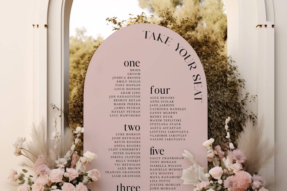 Table plans