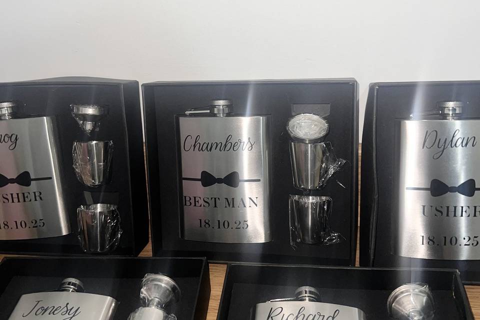 Hip flask sets