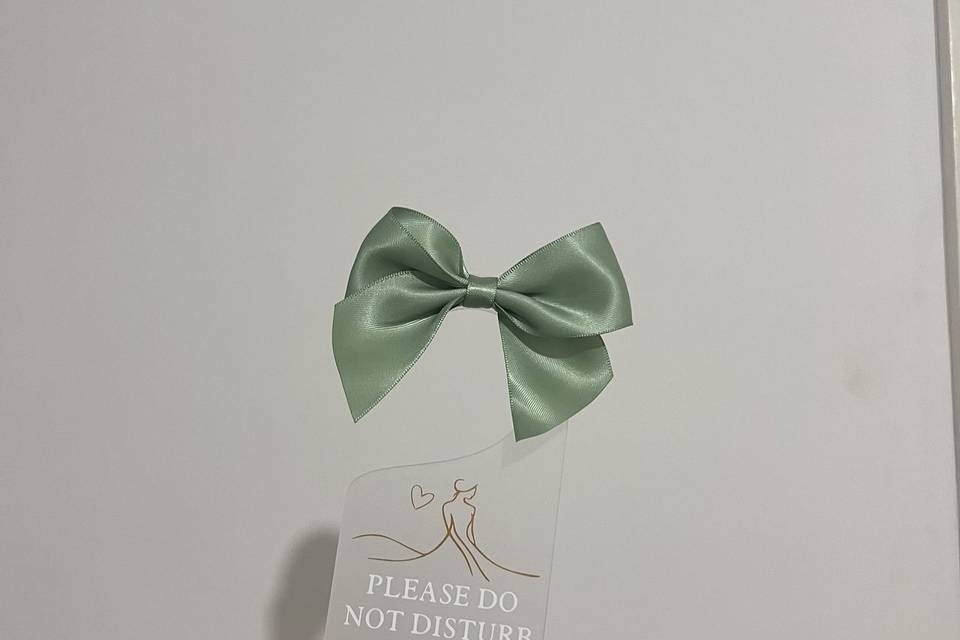 Door hanger for the morning