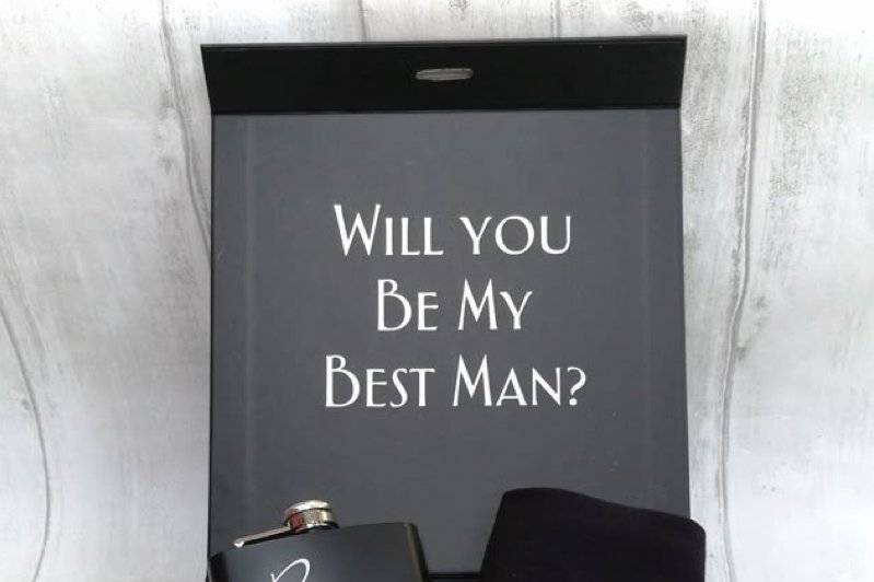 Groomsmen proposal box