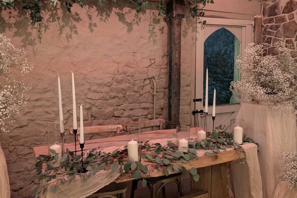 Ceremony table