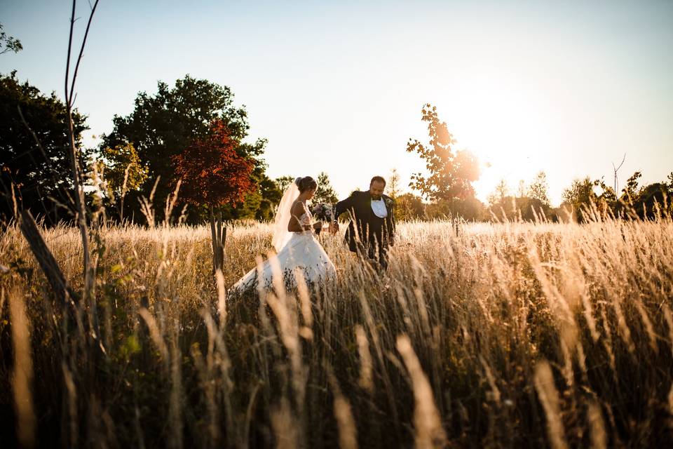 Maidens Barn golden hour