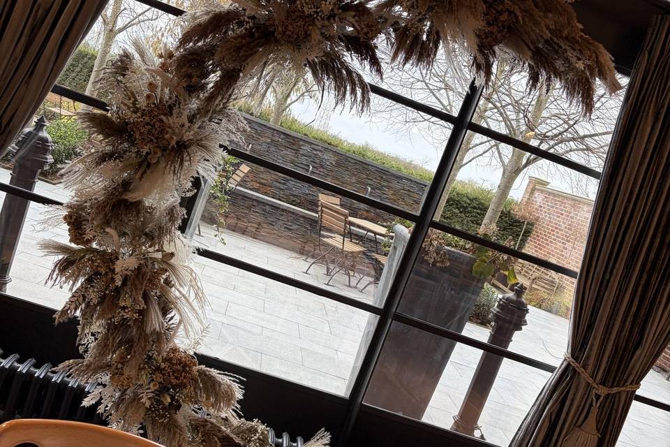 Dried flower moon- for hire