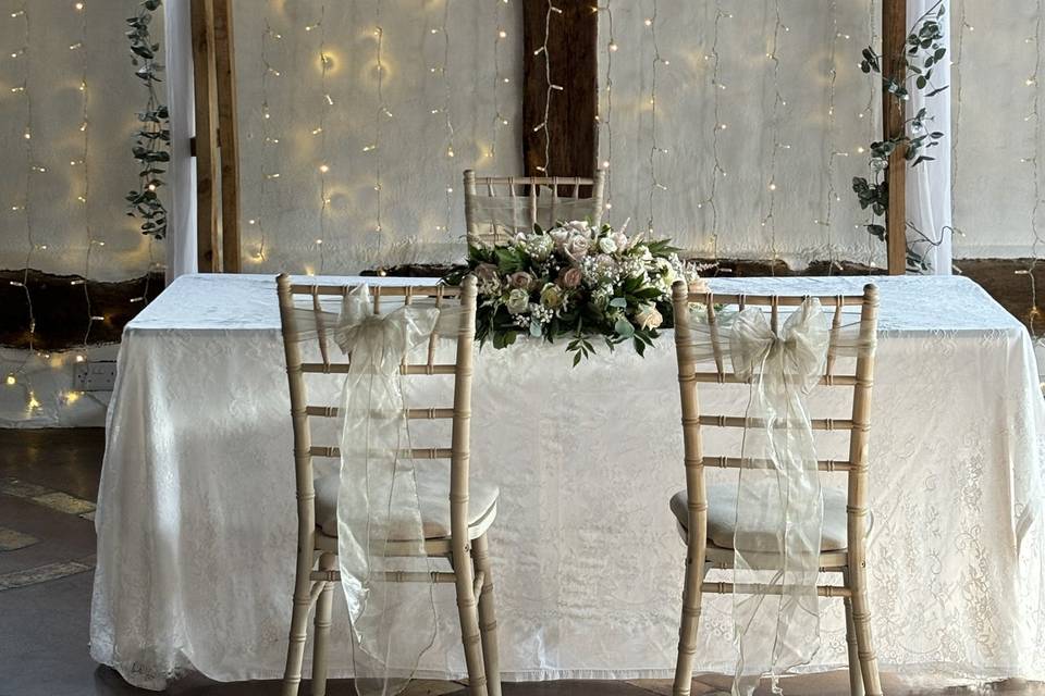 Ceremony table