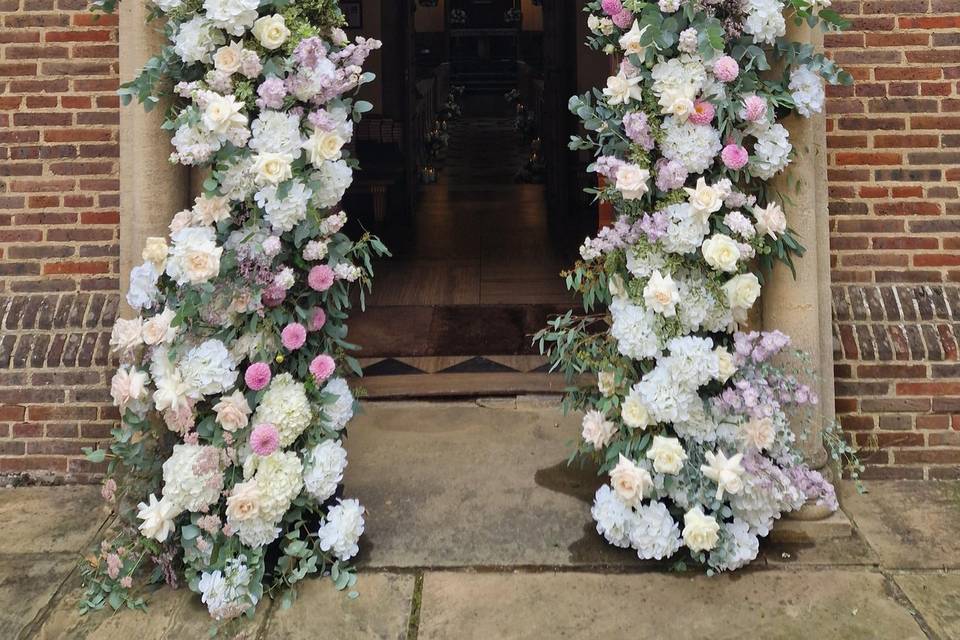 Flower columns