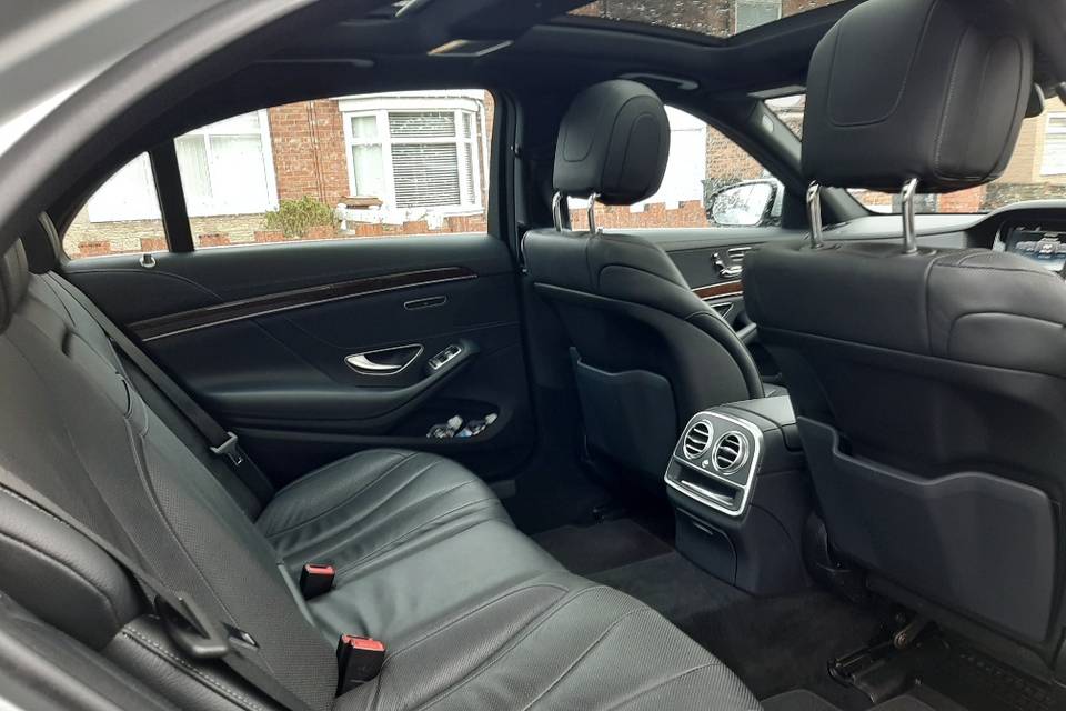 Wedding car interior