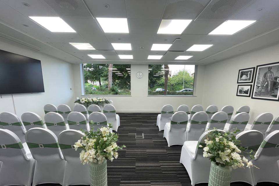 Ceremony in Willow Suite
