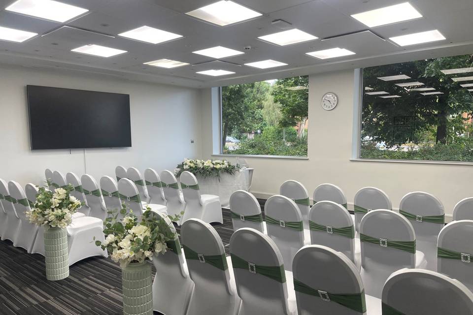 Ceremony in Willow Suite