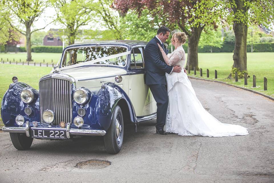 Couple with car