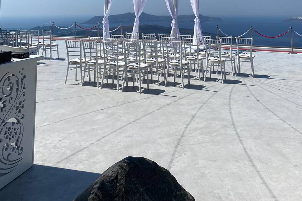 Santorini wedding