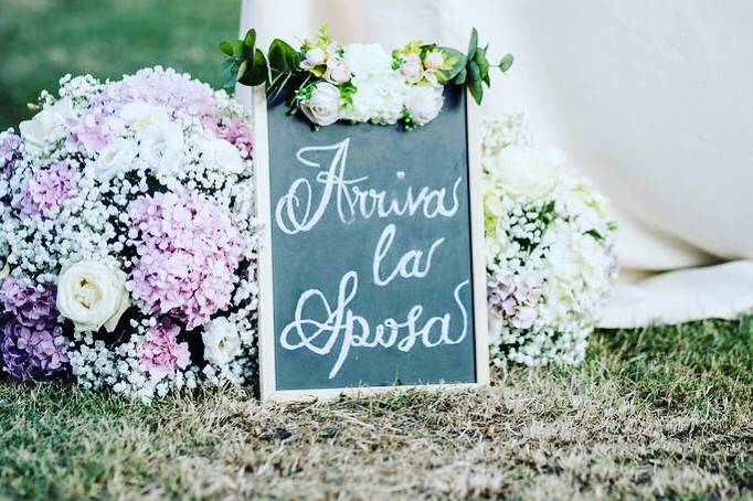 Wedding signage