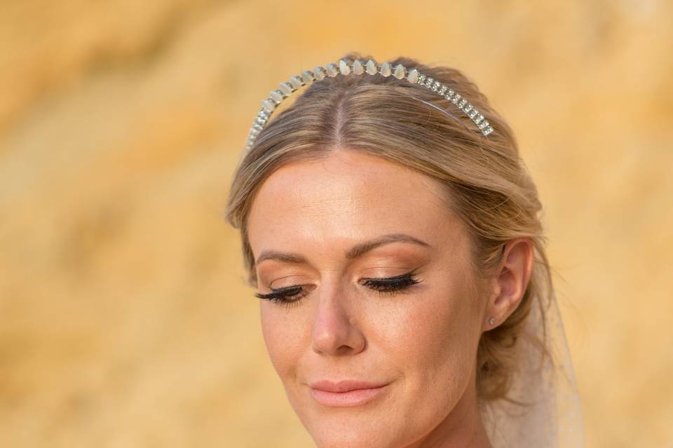 Ibiza bridal hair and makeup