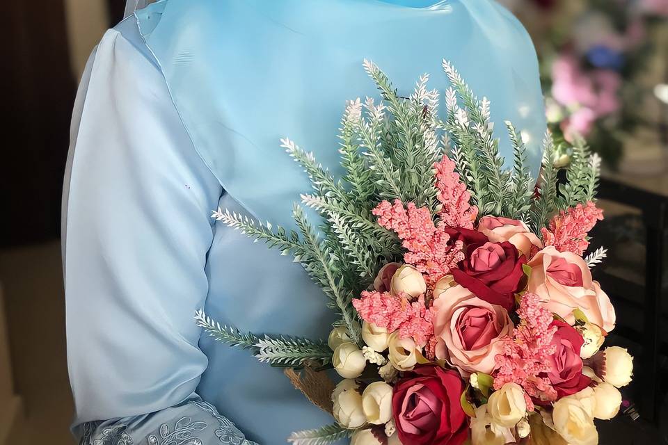 Thai makeup on Malaysian bride