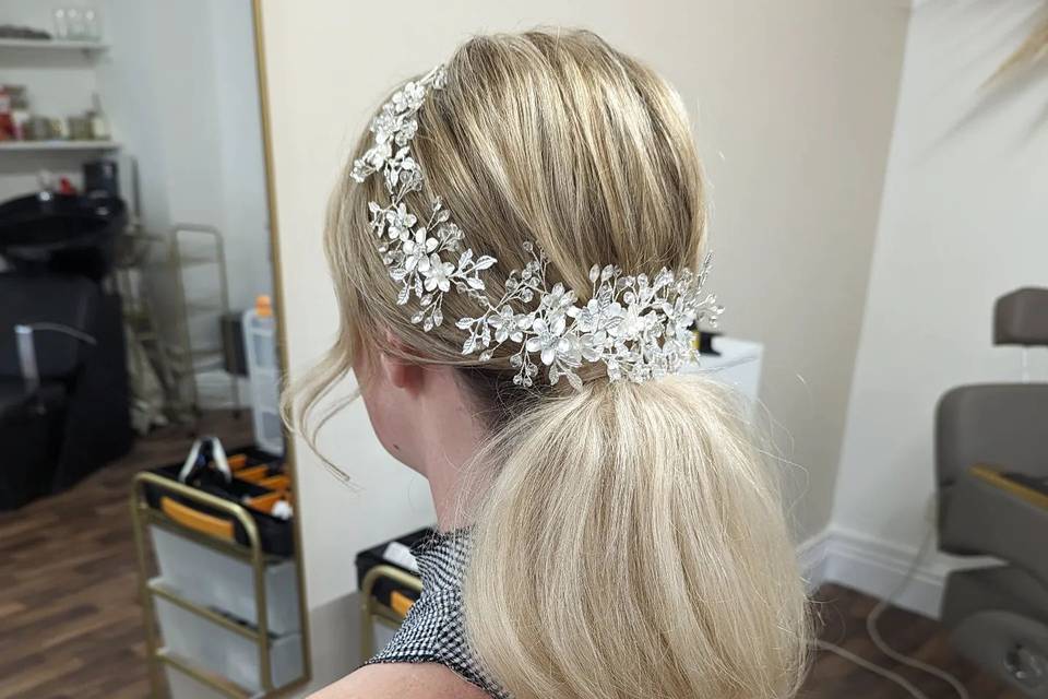 Bridal Ponytail Trial