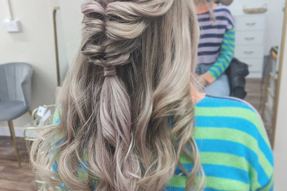 Bridesmaid Hair Trial