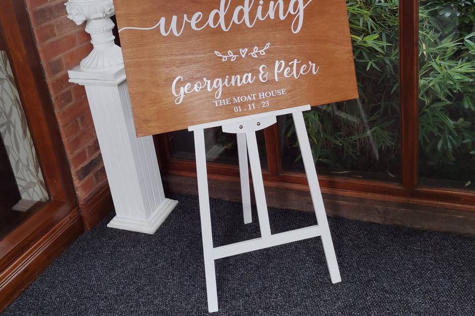Rustic Welcome signs