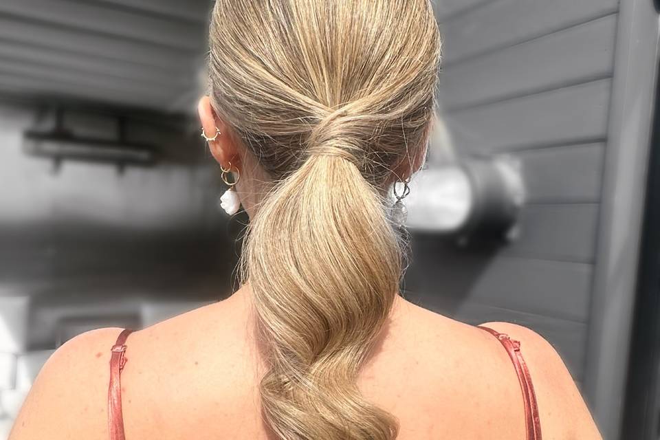 Bridesmaid hair