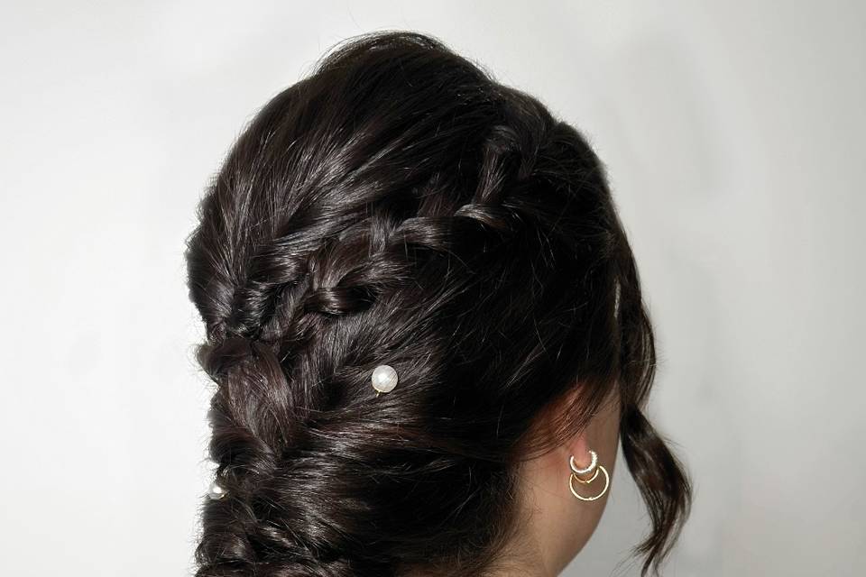 Bride hair