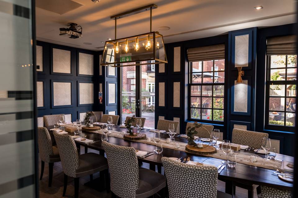 Private Dine room for smaller