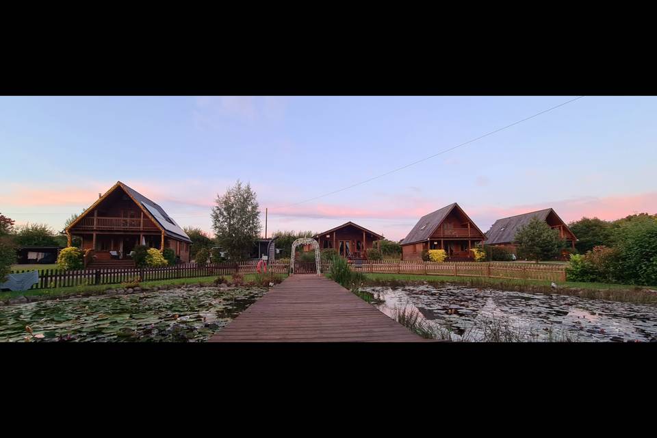 Wooden lodges