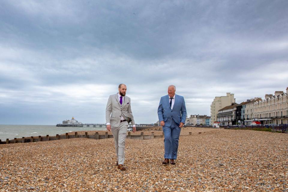 Groom and Dad