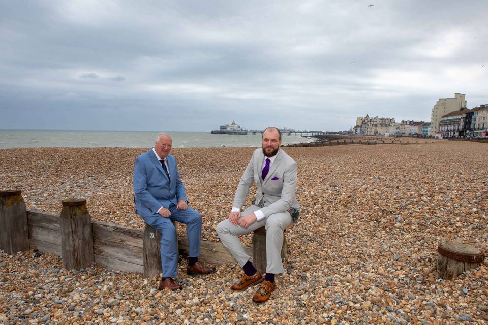 Groom and Dad